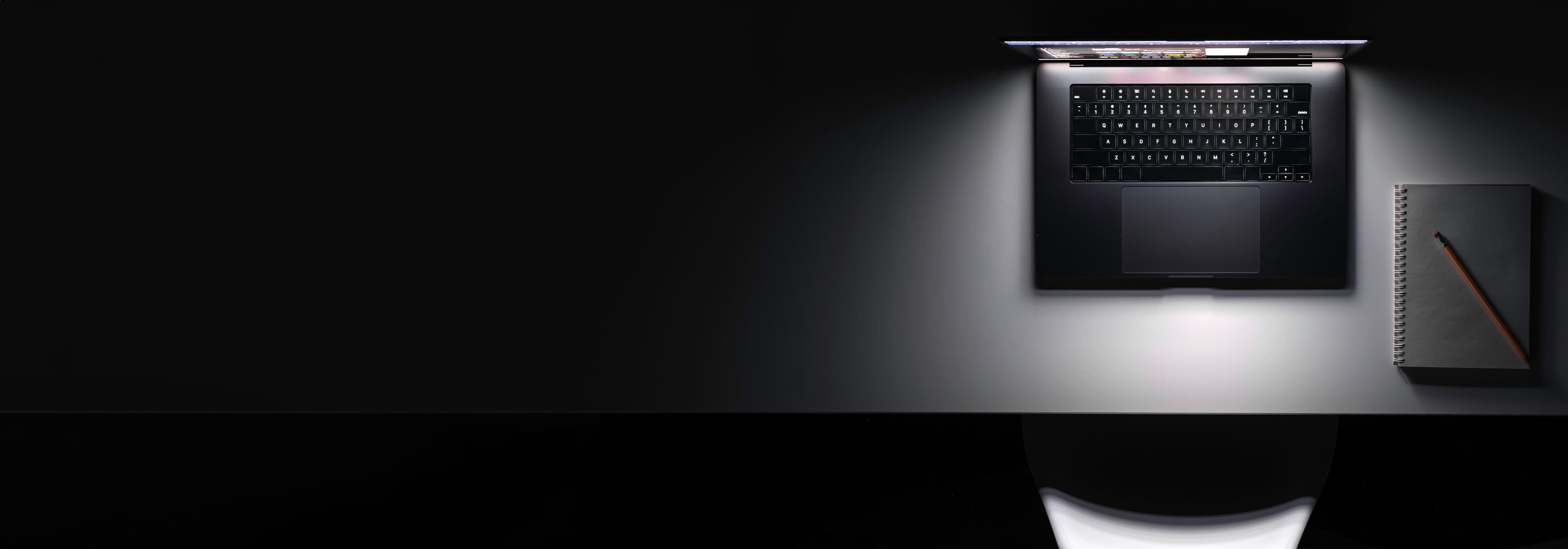 Secure technology on a laptop